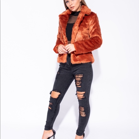 5 🌟 GIADA  Faux Fur Teddy Jacket - Picture 5 of 8